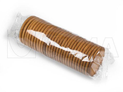 Conditionnement de biscuits sur une enveloppeuse Flow Pack avec soudure latérale.