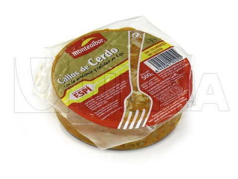 Conditionnement de plats préparés en thermoformage sous vide avec film souple.