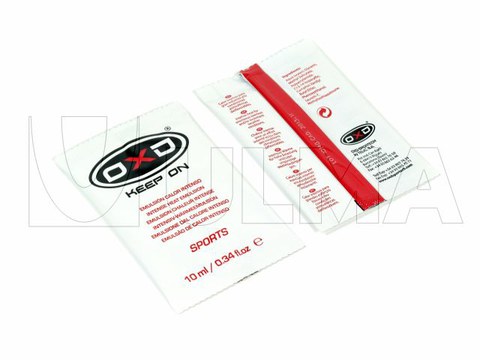 Conditionnement de gels, de crèmes et d'huiles essentielles sur une enveloppeuse verticale avec film laminé