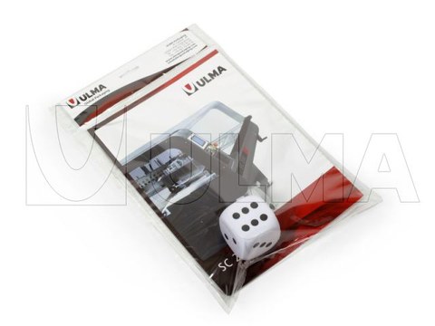 Conditionnement avec bande renforcée et Eurolock de fascicules à collectionner avec gadget sous films BOPP et PO.