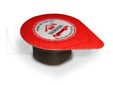 Emballage de sauce salade en thermoformage avec film rigide