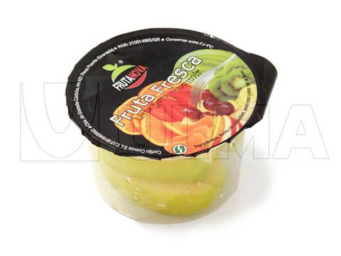 Kant-en-klaar fruit verpakt met traysealer