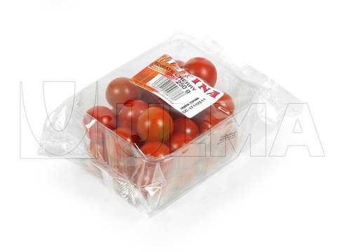 Cherry tomaten in tray verpakt met flowpacker