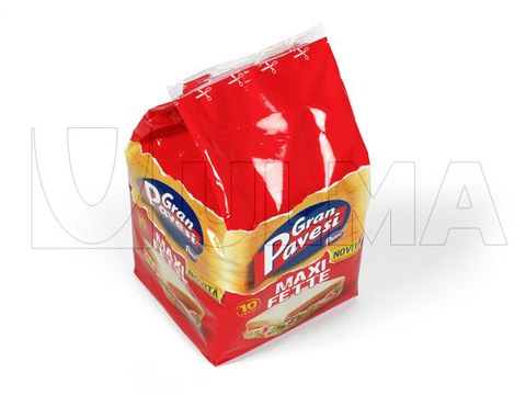 Gesneden brood verpakt met flowpacker