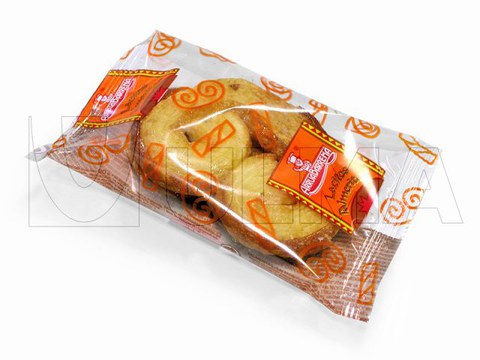 Koekje verpakt met flowpacker