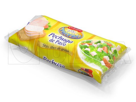 Kalkoenborst verpakt met flowpacker