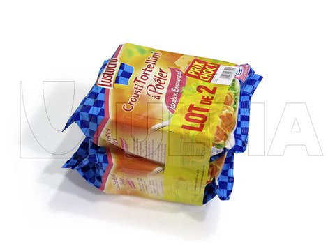 Pasta verpakt met flowpacker