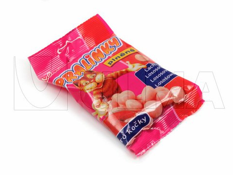 Gedroogd fruit verpakt in VFFS machine in zakverpakking met Eurolock in BOPP-folie.