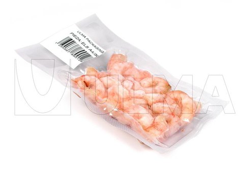 Scampi's verpakt in thermoforming met flexibele folie.