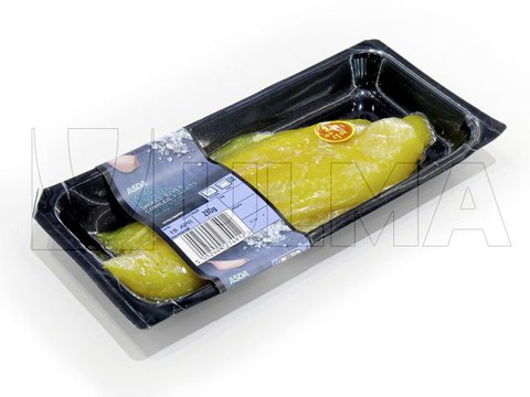 Gerookte filets skinverpakt met thermoformer