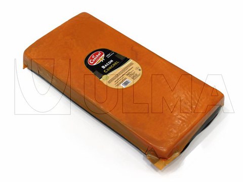 Bacon vacuüm verpakt in flexibele folie met thermoformer