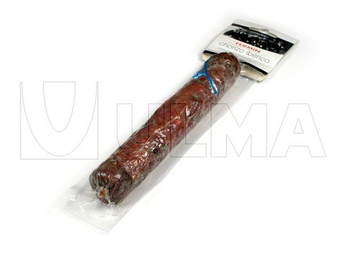 "Chorizo" vacuümverpakking in thermoforming met flexibele folie.