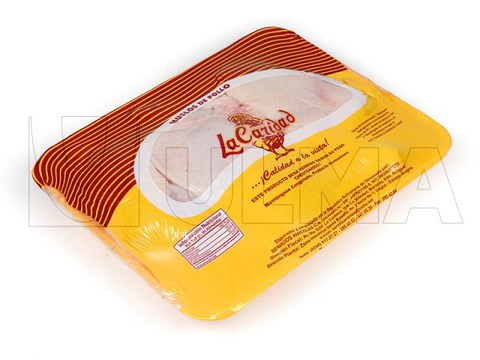 Kippenpootjes verpakt in SES® krimpfolie met flowpacker