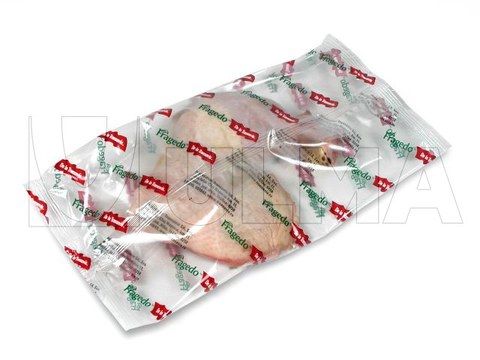 Kippenpoten verpakt in flow pack wrapper (HFFS)