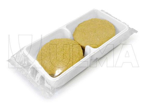 Voorgekookte producten verpakt in flow pack wrapper (HFFS)