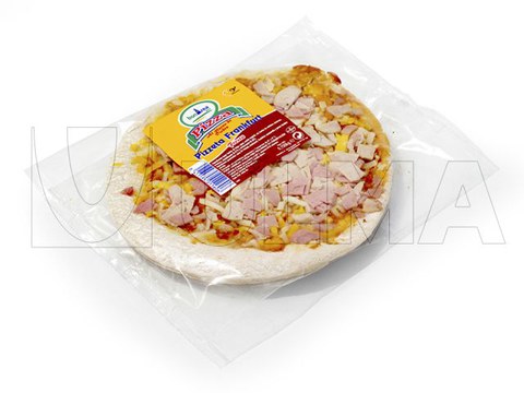 Pizza verpakt met flowpacker