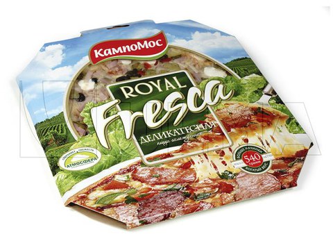 Verse pizza MAP verpakt met thermoformer