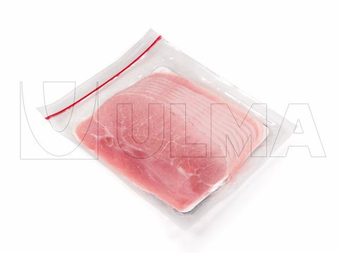 Plakjes ham MAP verpakt in Thermoforming met flexibele folie